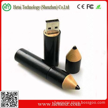 Well Designed Wood Pencil USB Flash Stick, Wooden Pencil USB 2.0